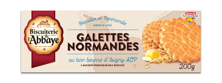 Grandes galettes - sachet de 280g - Biscuiterie de Quimper